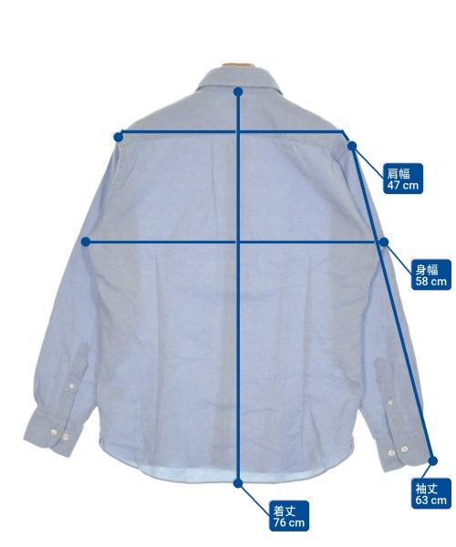 BEAMS HEART（ビームスハート）カジュアルシャツ 青 サイズ:XL メンズ/2200645965025