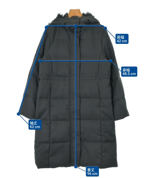 BEAMS HEART（ビームスハート）ダウンコート 黒 サイズ:M レディース/2200656255023