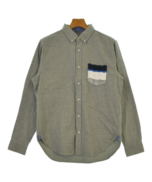 BEAMS HEART(ビームスハート)カジュアルシャツ グレー サイズ:L/2200649948055