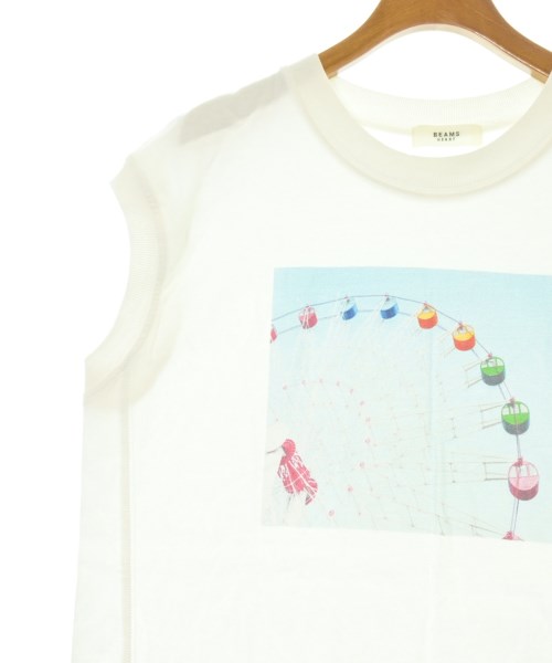 BEAMS HEART（ビームスハート）ノースリーブ 白 サイズ:F レディース/2200652286045