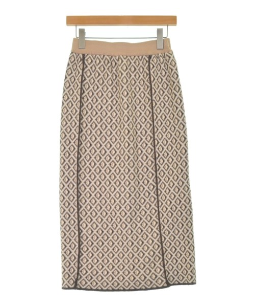 BEAMS HEART(ビームスハート)ロング・マキシ丈スカート ベージュ サイズ:F/2200650477070