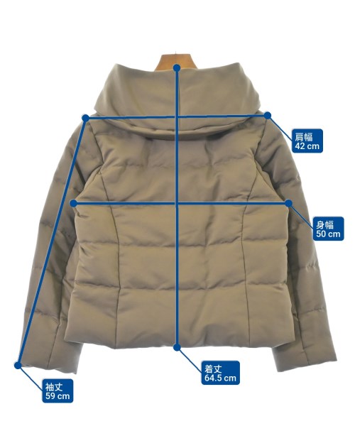 BEAMS HEART（ビームスハート）ダウンジャケット/ダウンベスト 茶 サイズ:M レディース/2200654887011