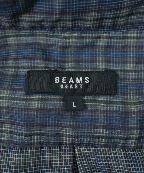 BEAMS HEART（ビームスハート）カジュアルシャツ 青 サイズ:L メンズ/2200642252234