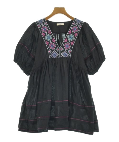 BEAMS HEART(ビームスハート)ブラウス 黒 サイズ:F/2200658345043