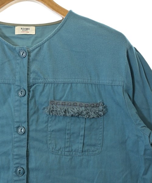BEAMS HEART（ビームスハート）カジュアルシャツ 青 サイズ:-(M位) レディース/2200659186010