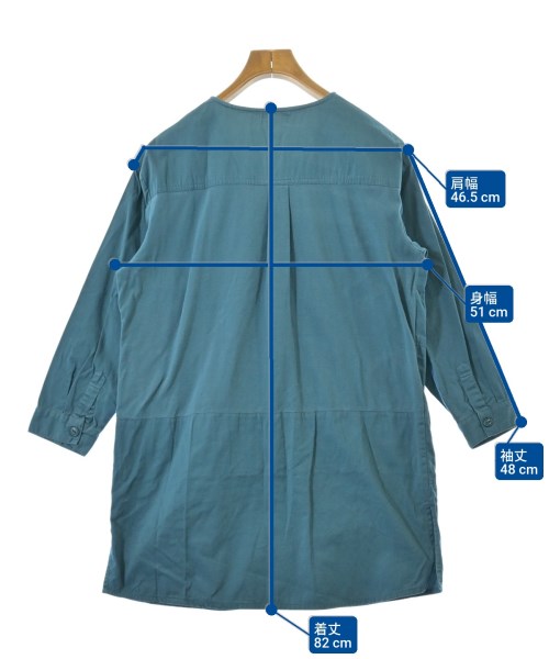 BEAMS HEART（ビームスハート）カジュアルシャツ 青 サイズ:-(M位) レディース/2200659186010