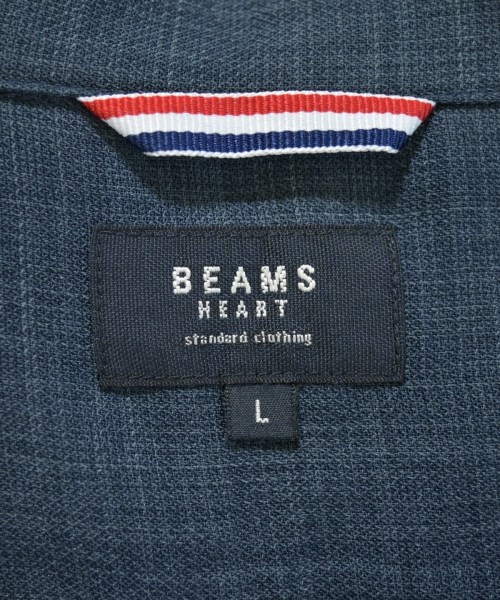 BEAMS HEART（ビームスハート）カジュアルシャツ 紺 サイズ:L メンズ/2200709955153