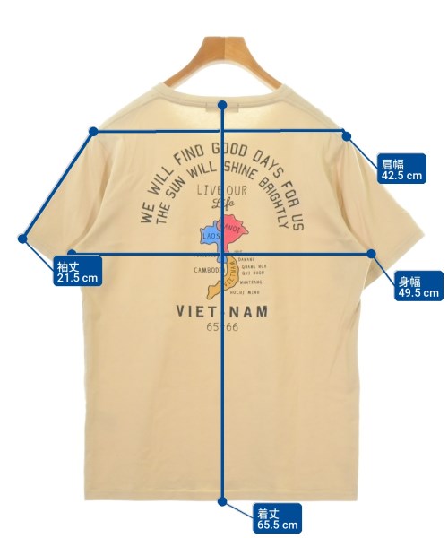 BEAMS HEART（ビームスハート）Tシャツ・カットソー ベージュ サイズ:L メンズ/2200717939022