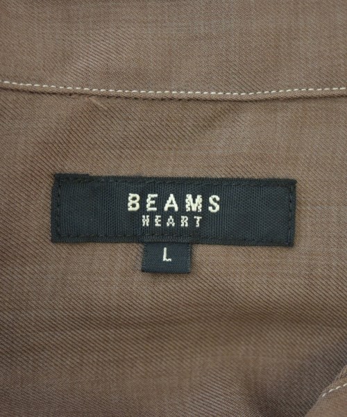 BEAMS HEART（ビームスハート）カジュアルシャツ 茶 サイズ:L メンズ/2200714115115