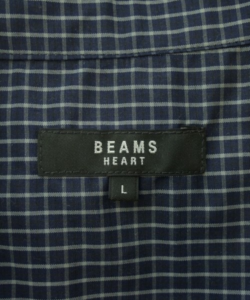 BEAMS HEART（ビームスハート）カジュアルシャツ 紺 サイズ:L メンズ/2200718877071