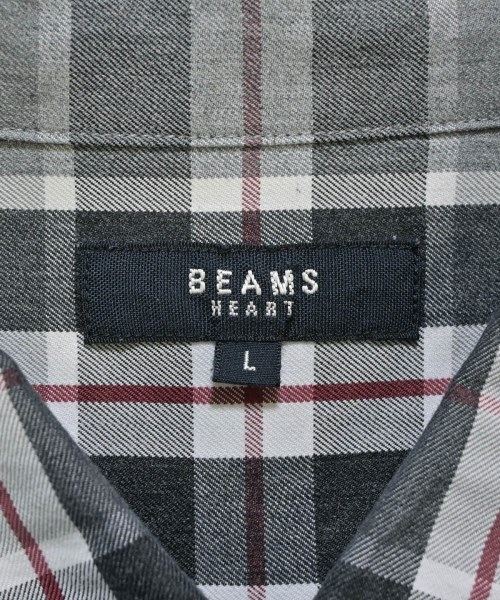 BEAMS HEART（ビームスハート）カジュアルシャツ グレー サイズ:L メンズ/2200645349207