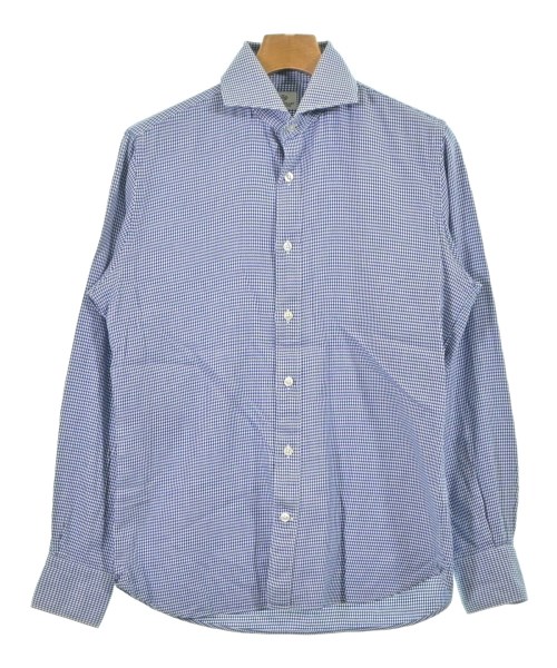 BEAMS HEART(ビームスハート)カジュアルシャツ 青 サイズ:S/2200646112022