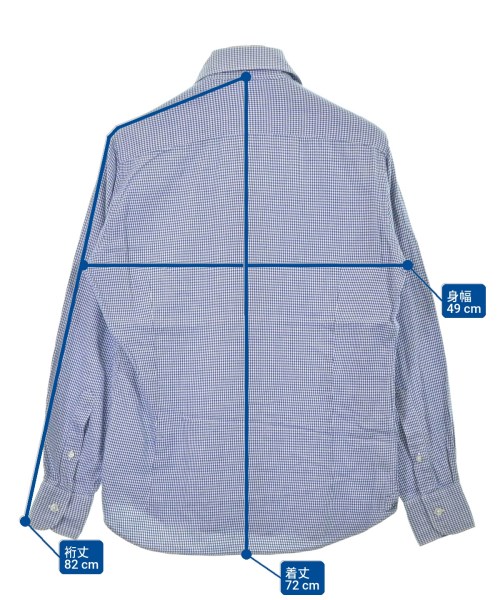 BEAMS HEART（ビームスハート）カジュアルシャツ 青 サイズ:S メンズ/2200646112022