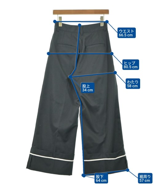 BEAMS HEART（ビームスハート）スラックス グレー サイズ:S レディース/2200635310033