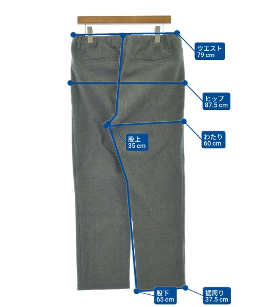 BEAMS HEART（ビームスハート）スラックス グレー サイズ:L メンズ/2200648130048