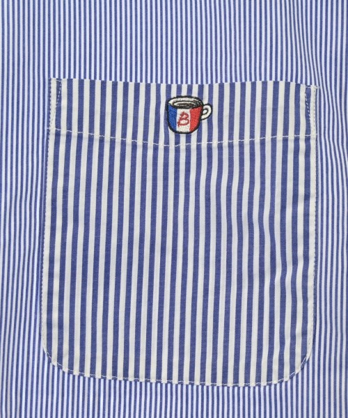 BEAMS HEART（ビームスハート）カジュアルシャツ 青 サイズ:XL メンズ/2200628550125