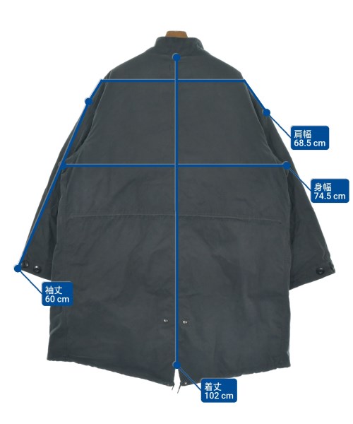 BEAMS HEART（ビームスハート）コート グレー サイズ:L メンズ/2200649847013