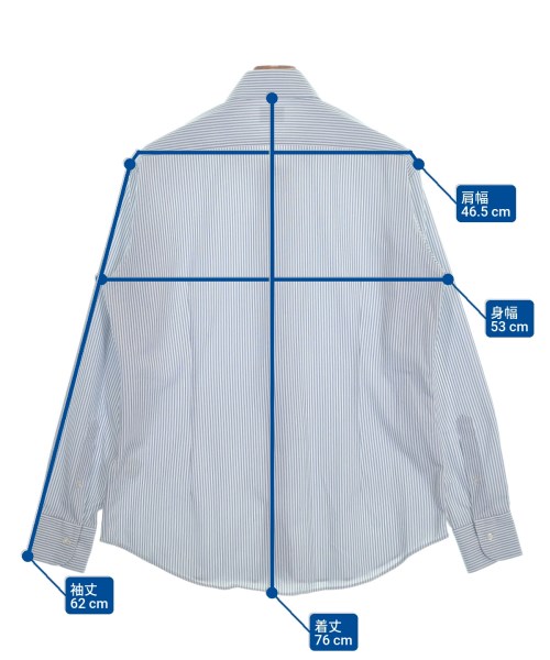 BEAMS HEART（ビームスハート）カジュアルシャツ グレー サイズ:41(XL位) メンズ/2200640328108