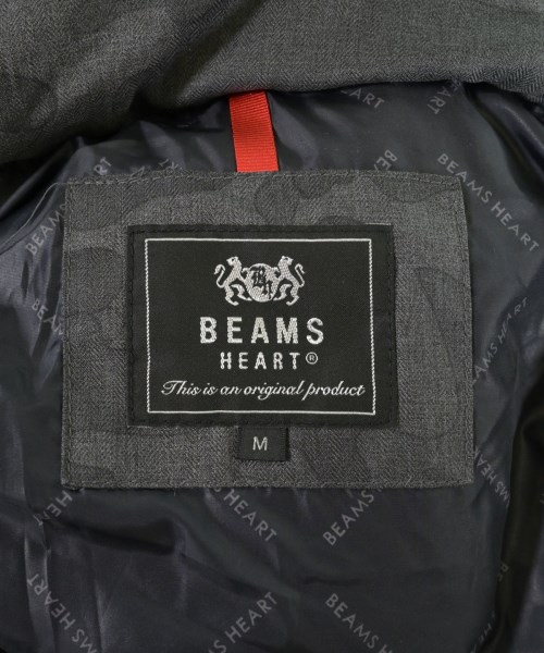BEAMS HEART（ビームスハート）ダウンジャケット/ダウンベスト グレー サイズ:M メンズ/2200650666030