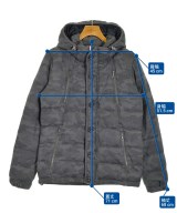 BEAMS HEART（ビームスハート）ダウンジャケット/ダウンベスト グレー サイズ:M メンズ/2200650666030