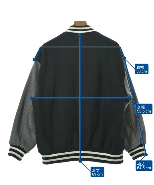 BEAMS HEART（ビームスハート）スタジャン 黒 サイズ:M メンズ/2200640889012