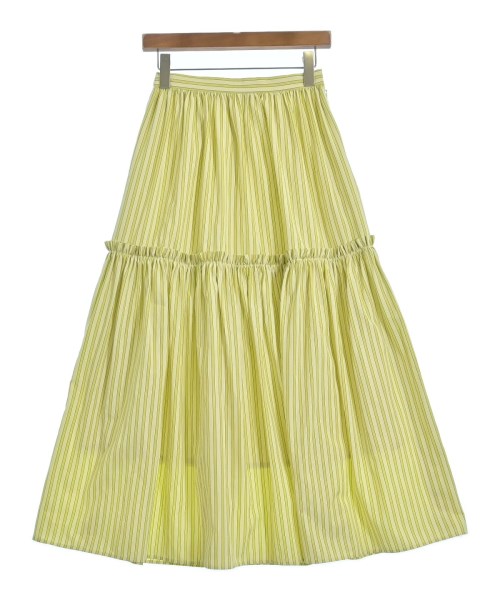 BEAMS HEART(ビームスハート)ロング・マキシ丈スカート 緑 サイズ:-(XS位)/2200642862112