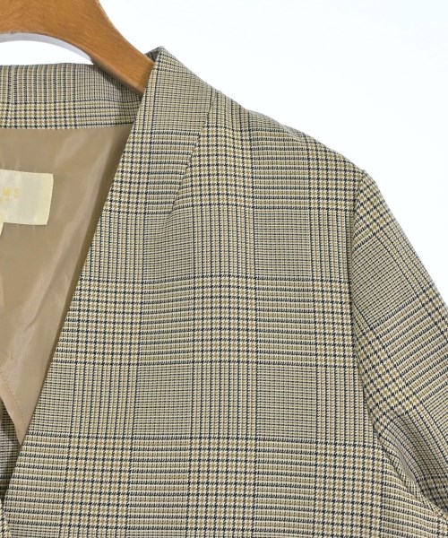 BEAMS HEART（ビームスハート）ノーカラージャケット グレー サイズ:S レディース/2200644366311