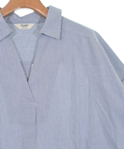 BEAMS HEART（ビームスハート）ブラウス 青 サイズ:F レディース/2200650872028
