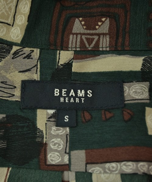 BEAMS HEART（ビームスハート）カジュアルシャツ 緑 サイズ:S メンズ/2200705651028