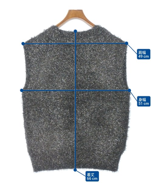 BEAMS HEART（ビームスハート）ベスト 黒 サイズ:-(M位) レディース/2200660182049