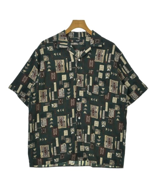 BEAMS HEART(ビームスハート)カジュアルシャツ 緑 サイズ:L/2200668871020