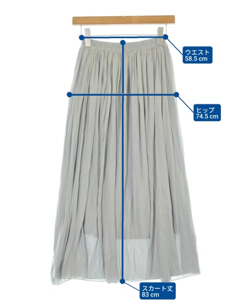 BEAMS HEART（ビームスハート）ロング・マキシ丈スカート グレー サイズ:-(M位) レディース/2200663093038