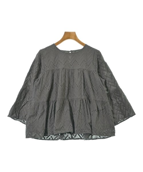 BEAMS HEART(ビームスハート)ブラウス グレー サイズ:F/2200668209106