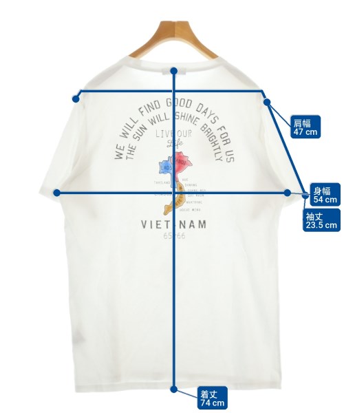 BEAMS HEART（ビームスハート）Tシャツ・カットソー 白 サイズ:XL メンズ/2200730025030
