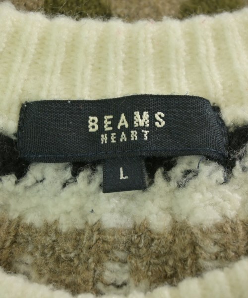 BEAMS HEART（ビームスハート）ニット・セーター 白 サイズ:L メンズ/2200737936018