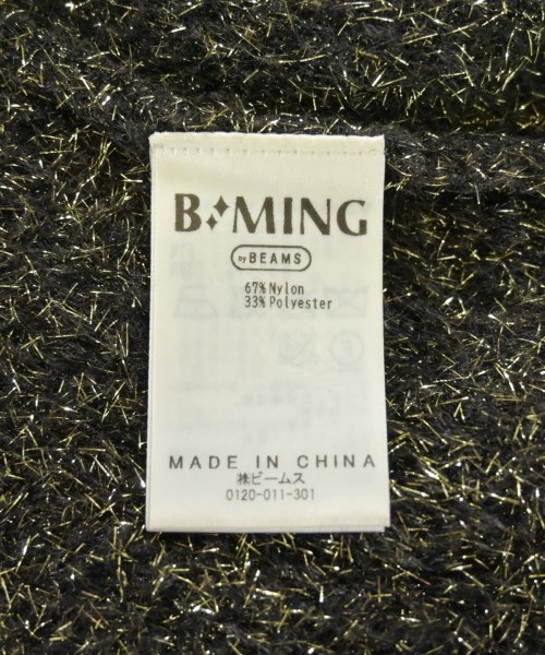 B MING LIFE STORE by BEAMS（ビーミングライフストアバイビームス）カーディガン 黒 サイズ:ONE レディース/2200719040283