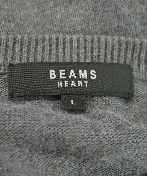 BEAMS HEART（ビームスハート）ニット・セーター グレー サイズ:L メンズ/2200724415090