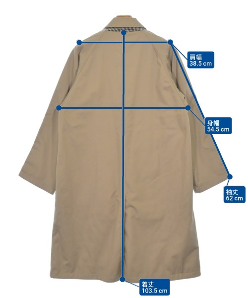 BEAMS HEART（ビームスハート）ステンカラーコート ベージュ サイズ:S メンズ/2200683186161