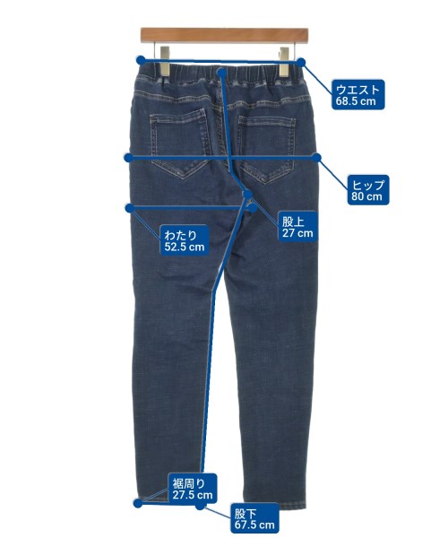 BEARDSLEY GALLARDAGALANTE（ビアズリーガリャルダガランテ）デニムパンツ 紺 サイズ:1(S位) レディース/2200635101051