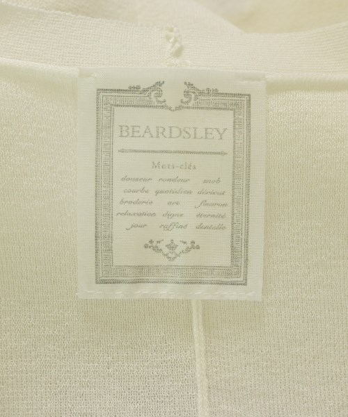 BEARDSLEY GALLARDAGALANTE（ビアズリーガリャルダガランテ）カーディガン 白 サイズ:F レディース/2200633337049
