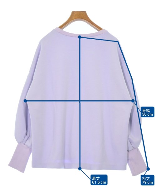 BEARDSLEY GALLARDAGALANTE（ビアズリーガリャルダガランテ）スウェット 紫 サイズ:F レディース/2200655630043