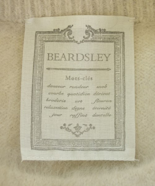 BEARDSLEY GALLARDAGALANTE（ビアズリーガリャルダガランテ）ニット・セーター 白 サイズ:F レディース/2200679520061