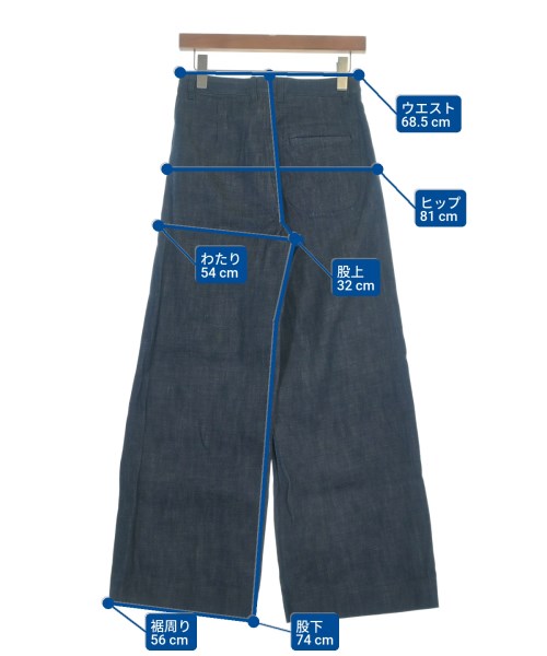 BEARDSLEY GALLARDAGALANTE（ビアズリーガリャルダガランテ）デニムパンツ 紺 サイズ:1(S位) レディース/2200655024088