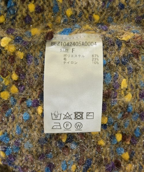 BEARDSLEY GALLARDAGALANTE（ビアズリーガリャルダガランテ）ニット・セーター ベージュ サイズ:F レディース/2200706650105