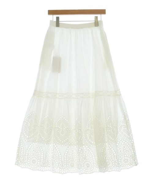 BEARDSLEY GALLARDAGALANTE（ビアズリーガリャルダガランテ）ロング・マキシ丈スカート 白 サイズ:F レディース/2200645777017