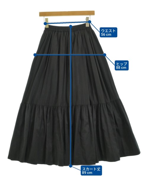 BEARDSLEY GALLARDAGALANTE（ビアズリーガリャルダガランテ）ロング・マキシ丈スカート 黒 サイズ:F レディース/2200647848036