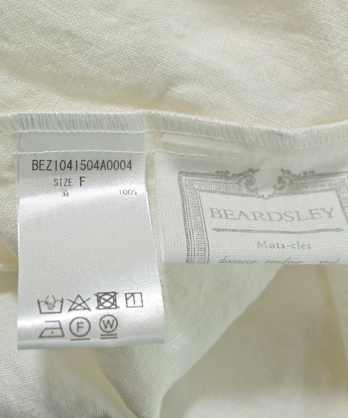 BEARDSLEY GALLARDAGALANTE（ビアズリーガリャルダガランテ）ブラウス 白 サイズ:F レディース/2200638744057