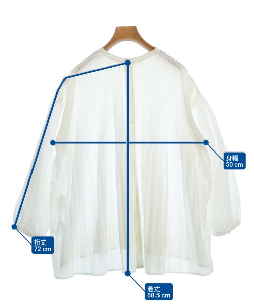 BEARDSLEY GALLARDAGALANTE（ビアズリーガリャルダガランテ）ブラウス 白 サイズ:F レディース/2200640350048