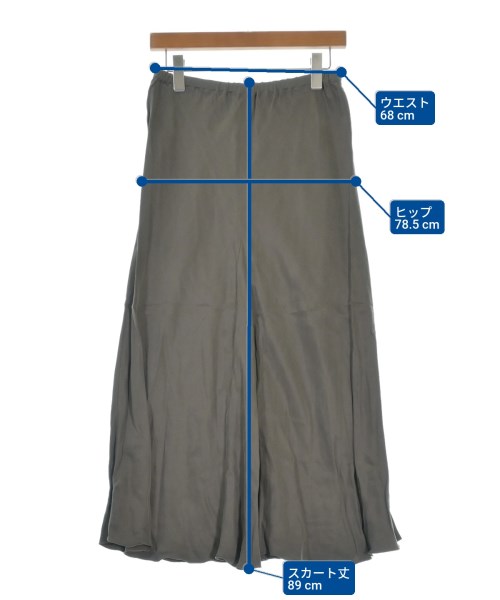 BEARDSLEY GALLARDAGALANTE（ビアズリーガリャルダガランテ）ロング・マキシ丈スカート カーキ サイズ:1(S位) レディース/2200648370055