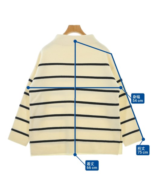 BEARDSLEY GALLARDAGALANTE（ビアズリーガリャルダガランテ）ニット・セーター 白 サイズ:F レディース/2200643406186